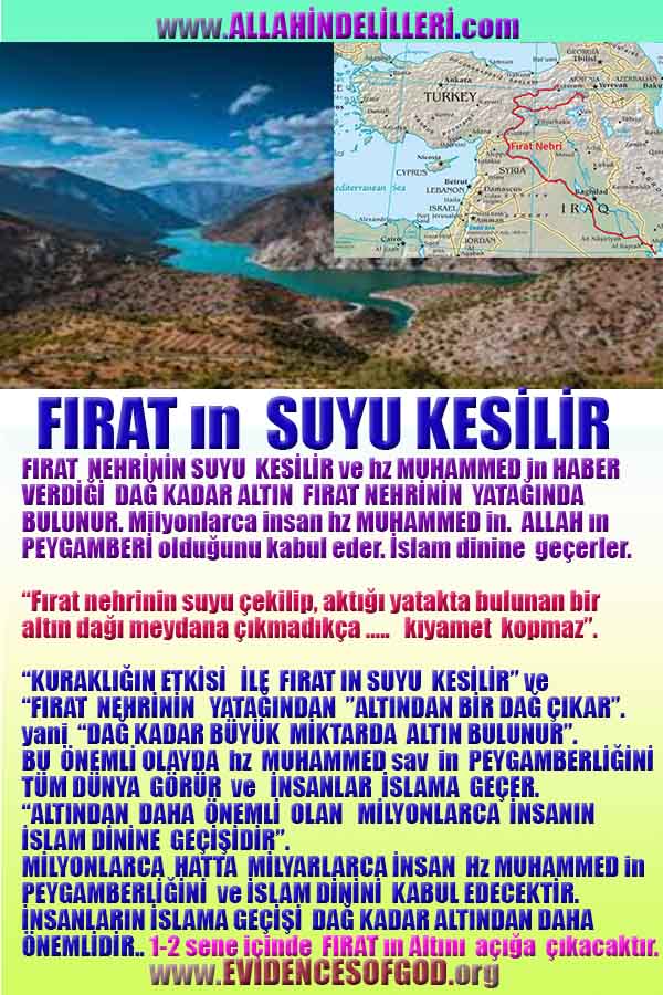 firat nehrindeki altının çıkışı